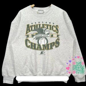 Vtg Oakland Athletics Baseball Sweatshirt MLB Oakland Athletics Shirt tee